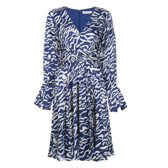 PRABAL GURUNG Charmeuse Animal-print Silk Dress - Picture 4 of 14